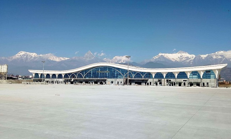 चीन सरकारले पोखरा अन्तर्राष्ट्रिय विमानस्थल आज नेपाल सरकारलाई  हस्तान्तरण गर्दै